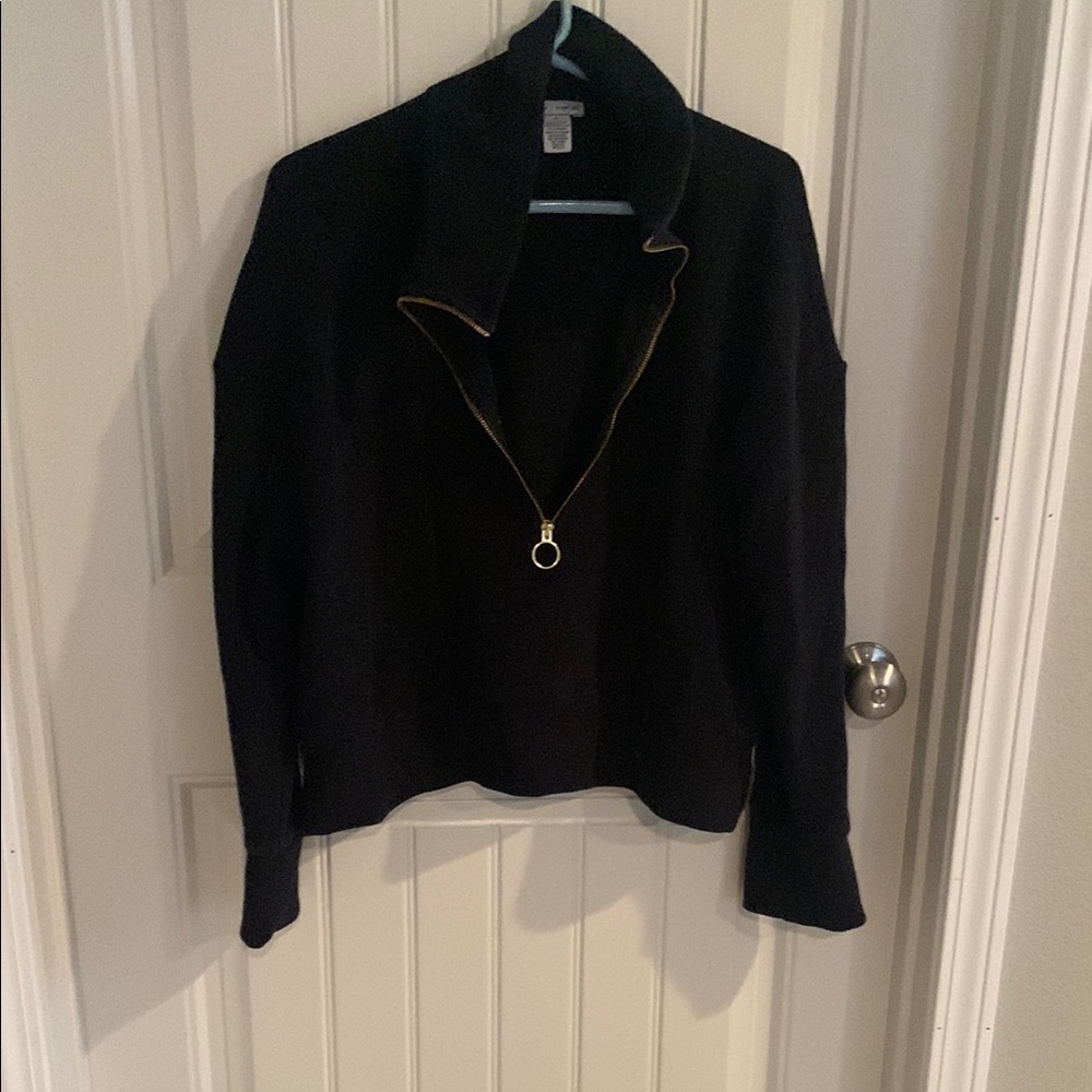 Black Zip-Up Women's Jacket